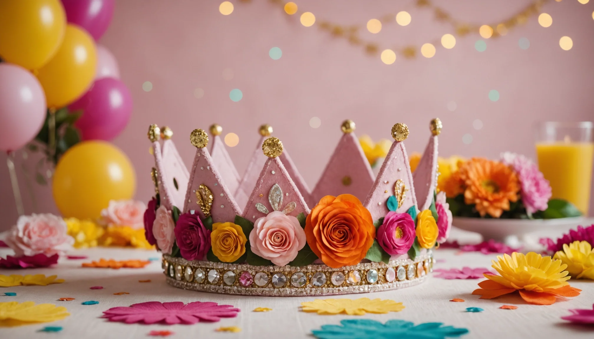 Corona cumpleaños: magia hecha a mano para momentos inolvidables