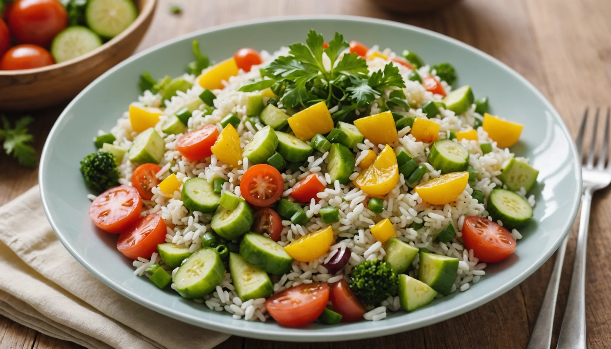 Ensalada de arroz: un giro fresco y veraniego al clásico plato familiar