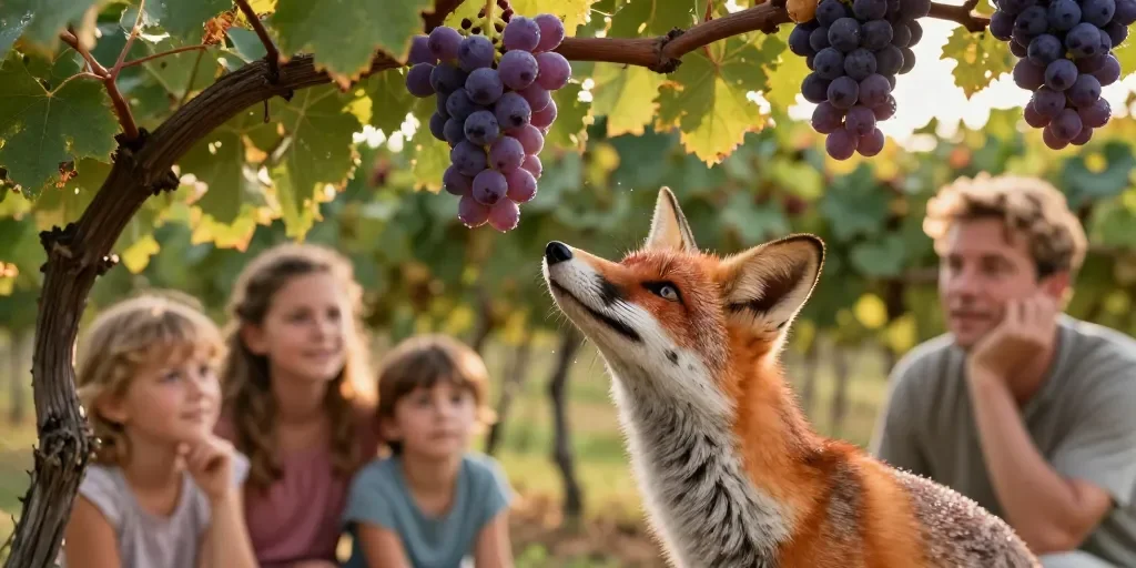 Fabula Zorro Y Las Uvas: Las Lecciones Educativas Para Toda La Familia
