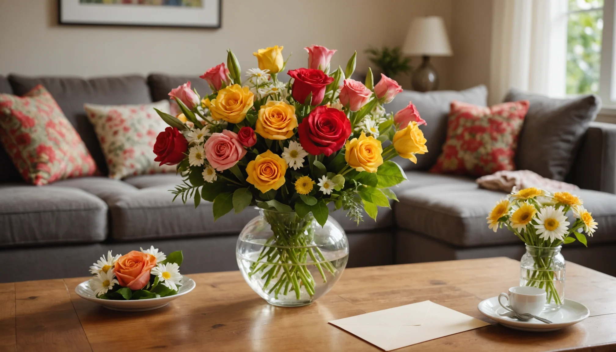 Flores que dicen te quiero: una tarjeta especial para el Día de la Madre en familia