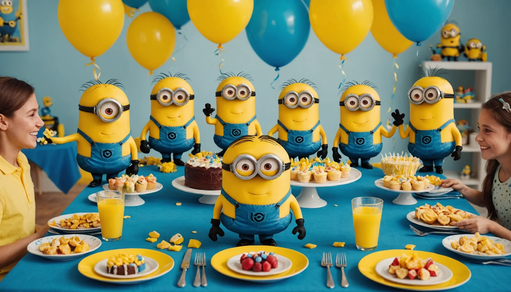 Ideas creativas para una fiesta de cumpleaños con temática de Minions en familia