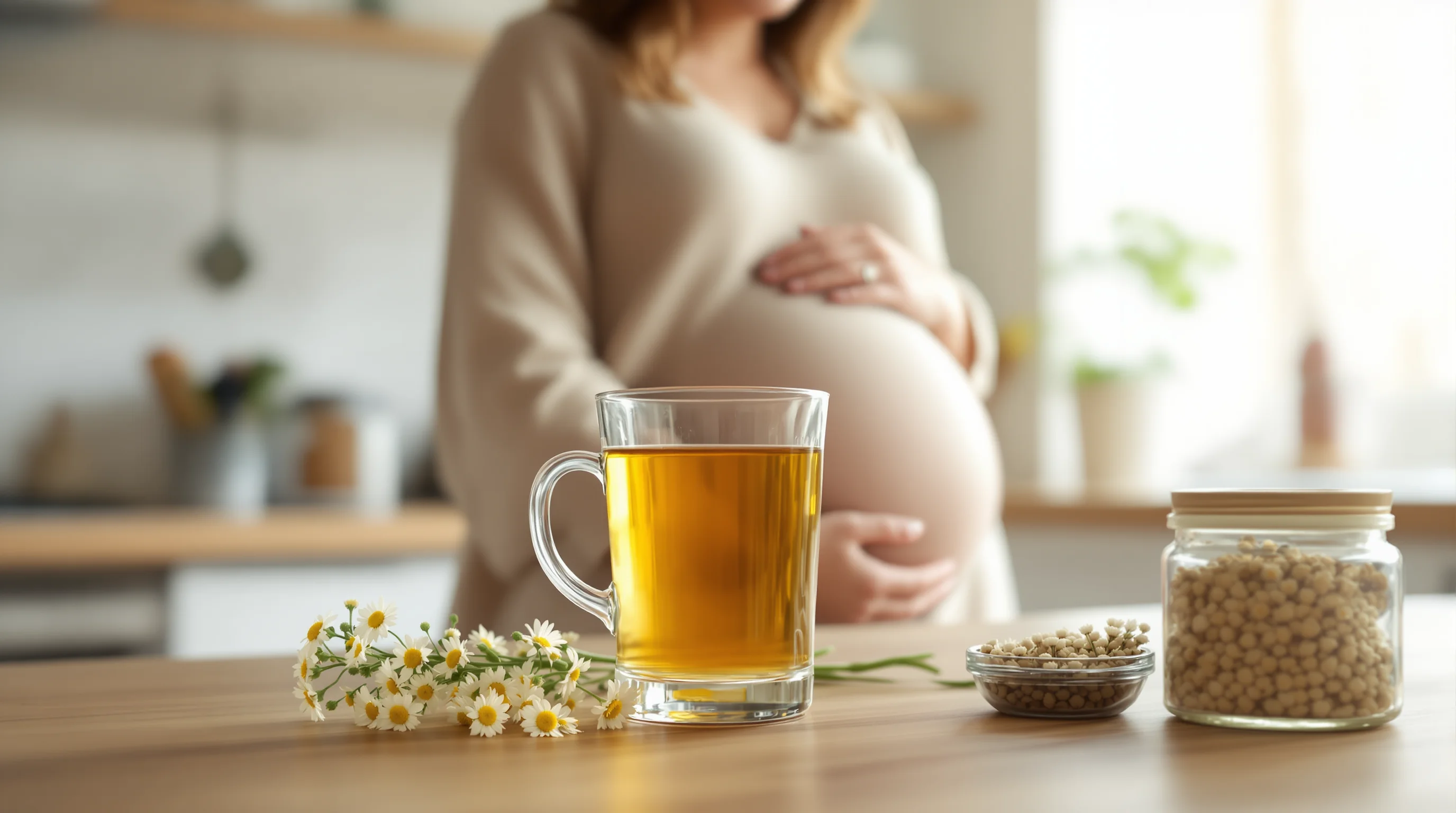 Manzanilla en el embarazo: ¿es segura la infusión para gestantes preocupadas?