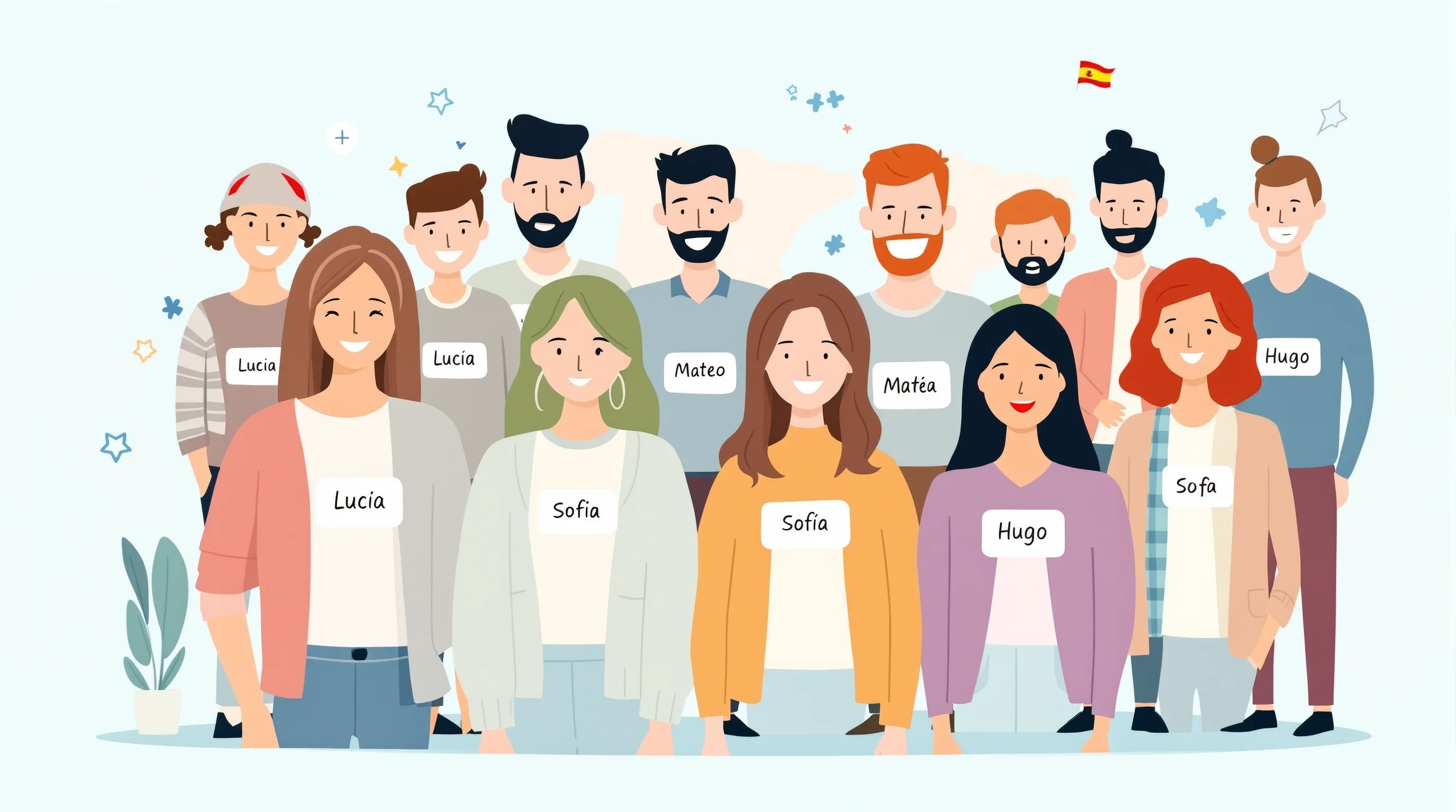 Nombres más comunes en España: el ranking oficial actualizado por año y género