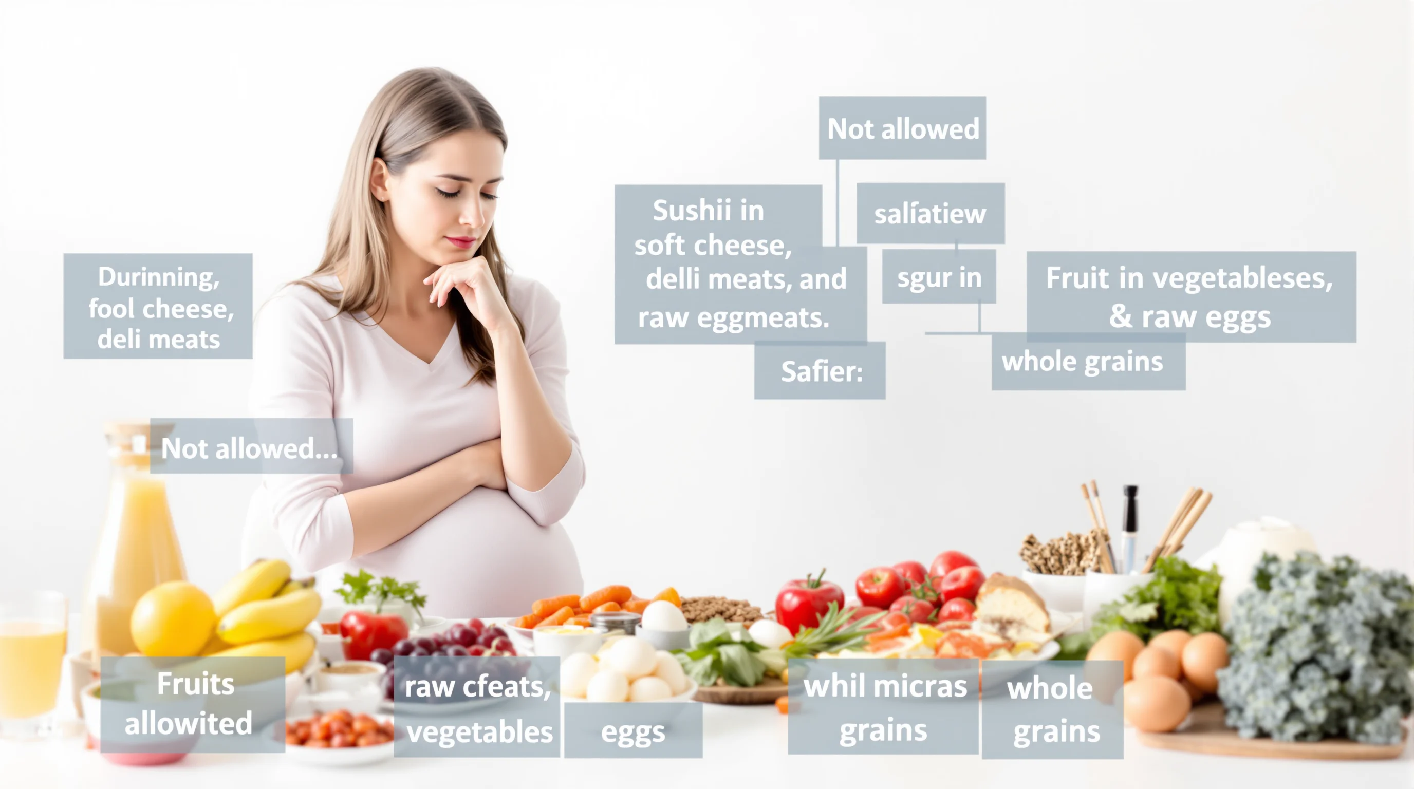 Qué no puede comer una embarazada: la lista de alimentos prohibidos y riesgos principales