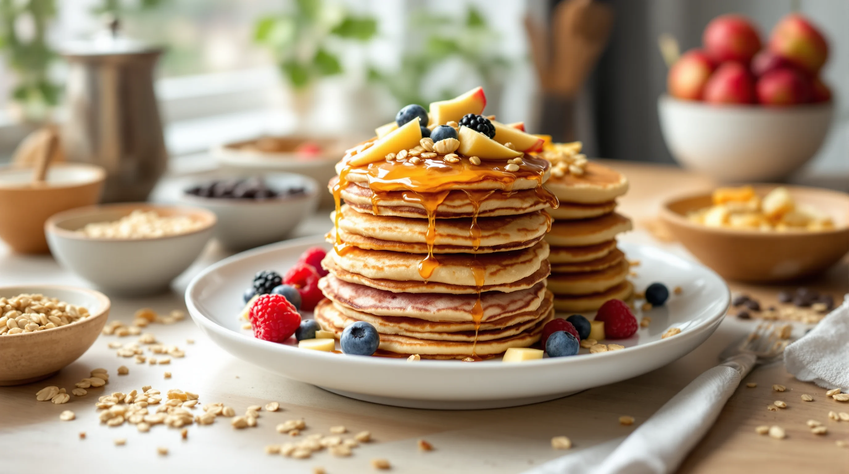 Tortitas de avena: las 7 variantes saludables para cada desayuno familiar